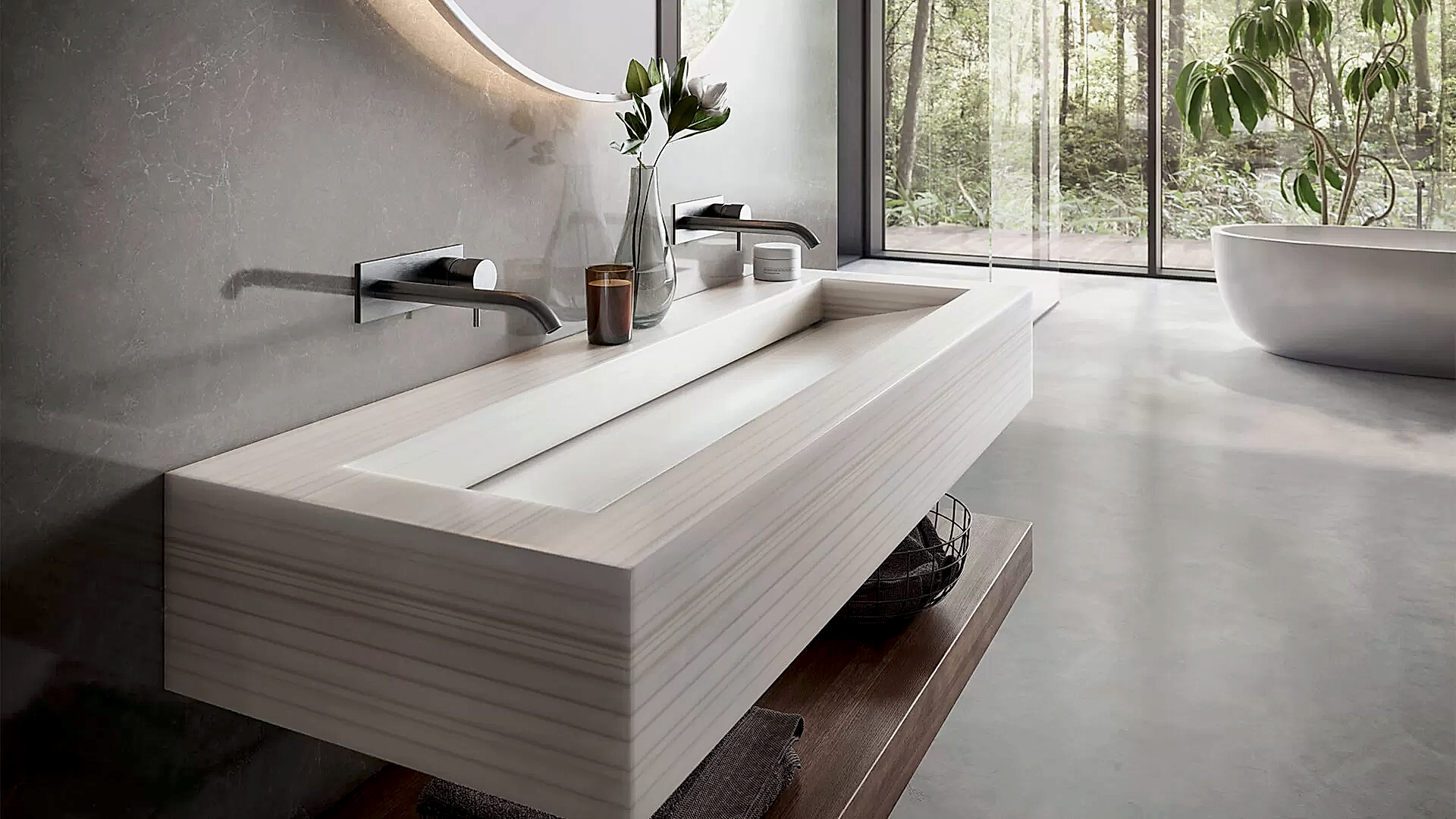 Corian Banyo Tezgahi